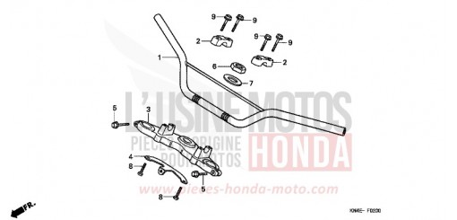 HANDLE PIPE XR100R1 de 2001